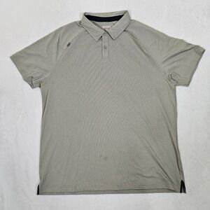 Rhone Men's XL Delta Pique Polo Shirt Sage Gren Performance Lightweight  Golf